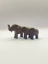 Mini Hand Carved Wooden Elephant