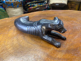 Handmade Ebony Wood Jaguar