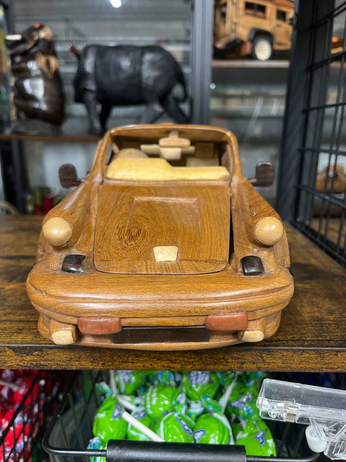 Porsche 911 V2.1 Hand Carved Mahogany