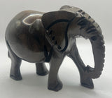 Ebony and Mahogany Wooden Elephants
