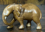 Handmade Mahogany Standing Elephant