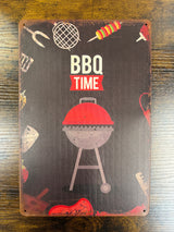 Barbecue (BBQ) Home Decor Metal Novelty Sign 20x30cm