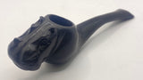 Hand Carved Ebony Hippo Smoking Pipe