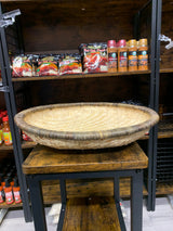 Closed Richero / Flat Rounded Shallow Wicker Basket