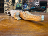 Hand Carved Intricate Wooden Crocodile