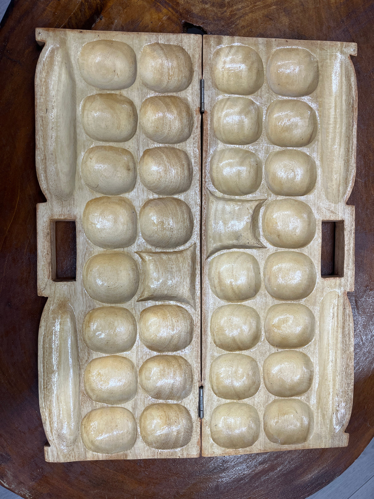 Handcrafted Malawi Bawo Game 52x20x5cm