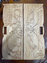 Handcrafted Malawi Bawo Game 52x20x5cm