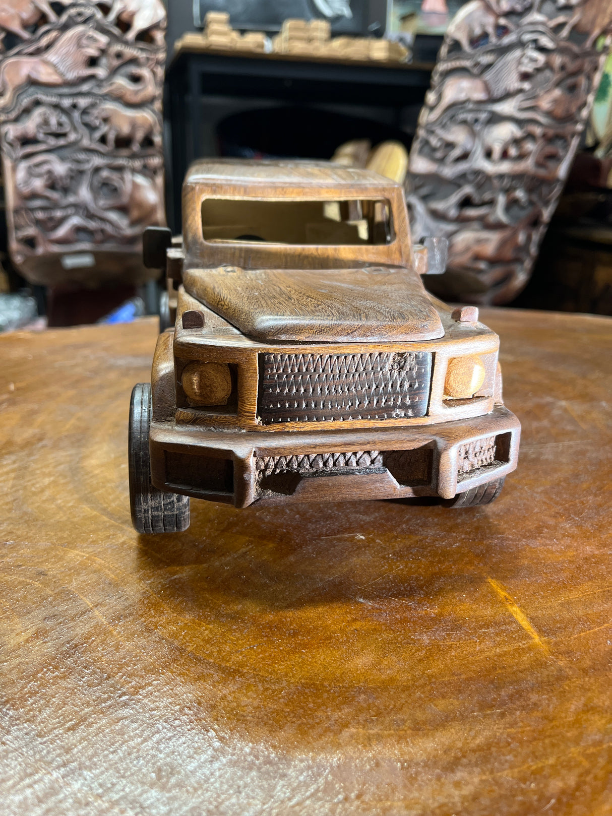Mercedes G Wagon AMG Style V1.1 Hand Carved Mahogany