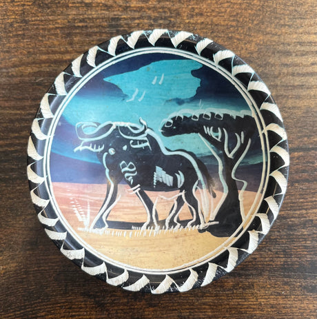 Painted Stone Plates Medium