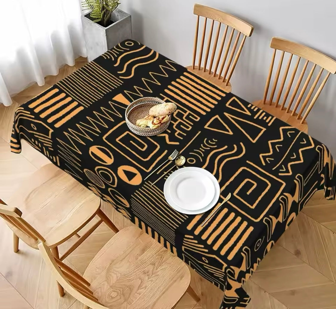 African Themed Table Cloth 140 x 140cm