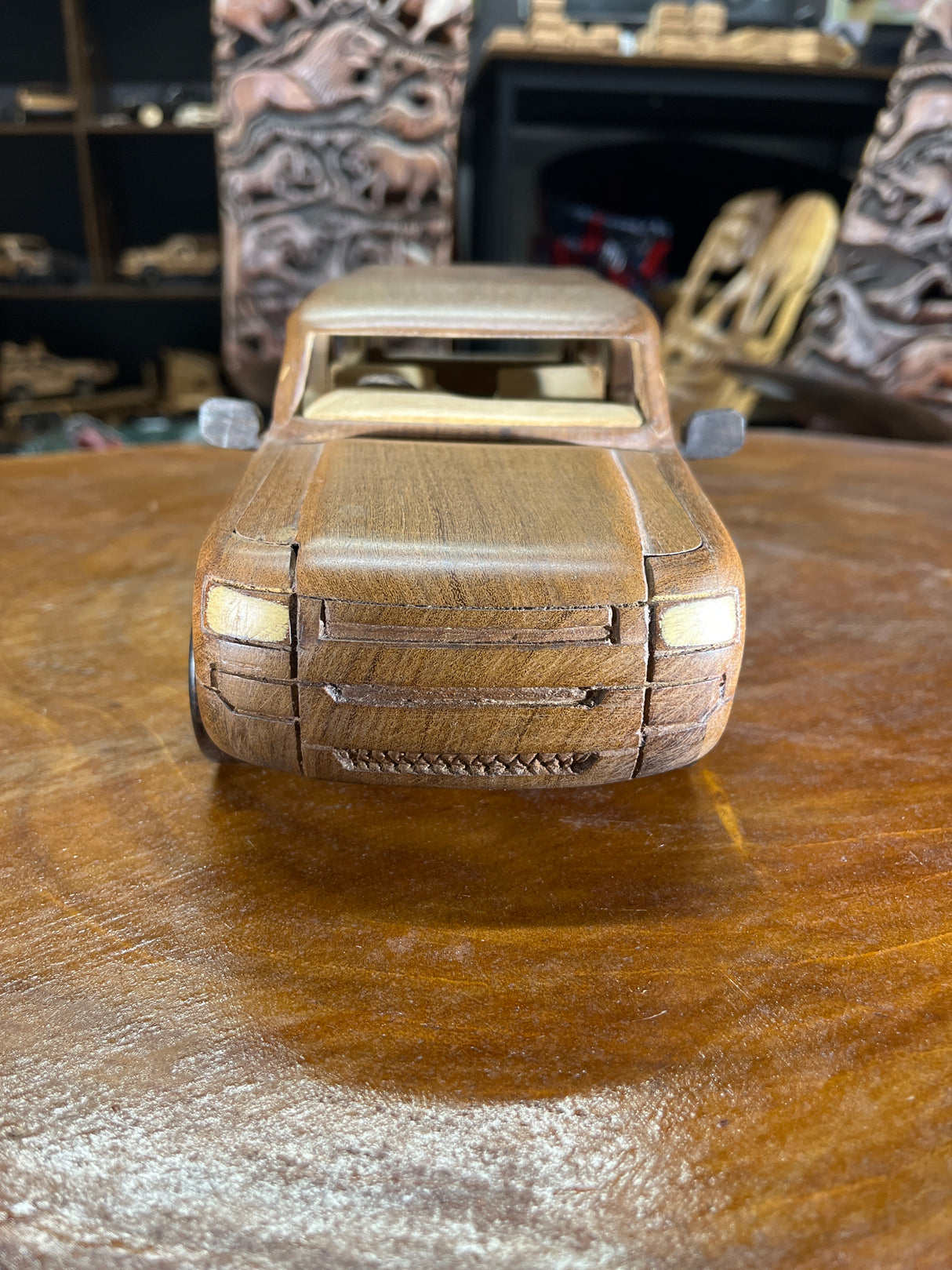 Landrover Defender V1.1 Hand Carved Mahogany