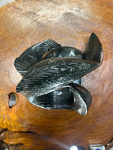 Swirling Stone Fish Sculpture