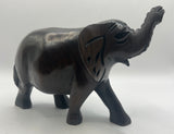 Ebony and Mahogany Wooden Elephants