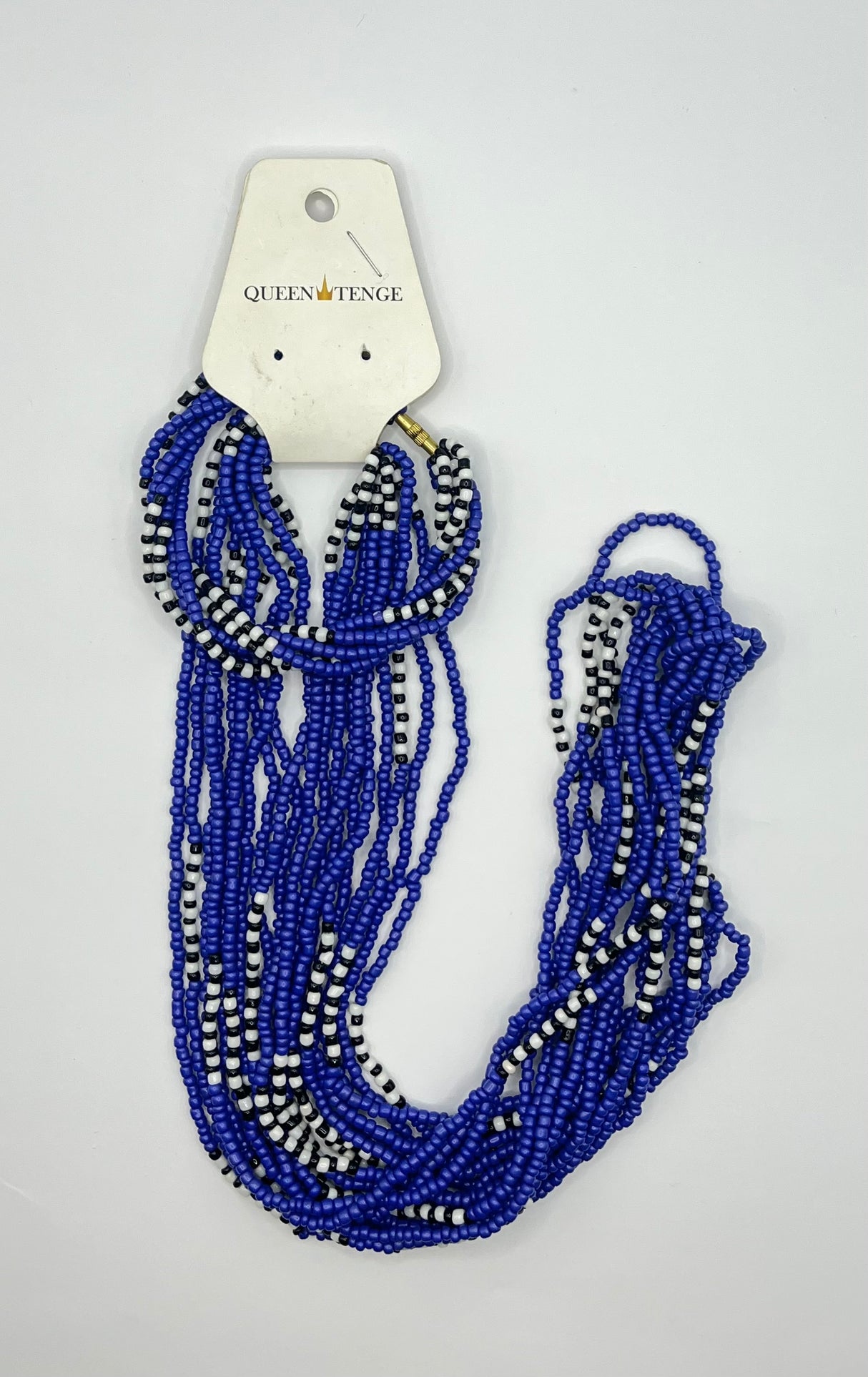 Queen Tenge - Beaded Necklace and Bracelet Jewellery Set