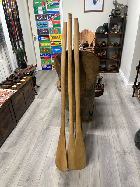Extra Large Malawian Handmade Wooden Catering Spoons