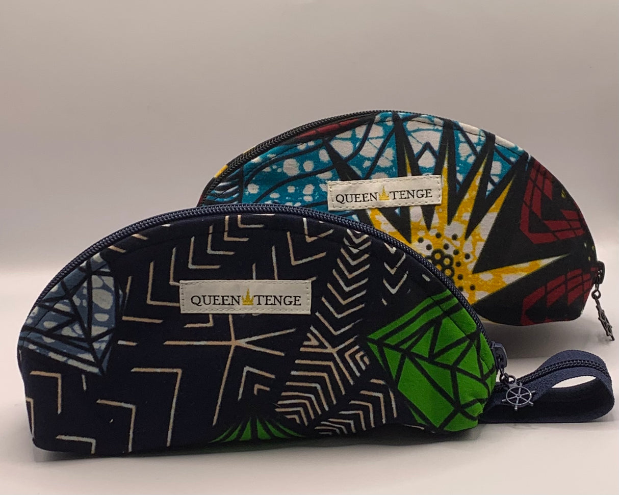 Queen Tenge - Mwezi Half Moon Toiletry Bags Small