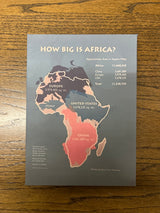 How Big Is Africa? Canvas Gallery Wrapped - 3 Sizes