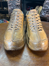 Pair of Nike Air Max 95 V1.1 Hand Carved Mahogany Display Piece