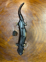 Ebony Wood Handmade Gecko / Lizard Keyholder