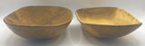 Hand Carved Mahogany Bowl Set