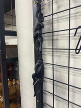 Cheeky Hanging Monkeys Ebony Hand Carved