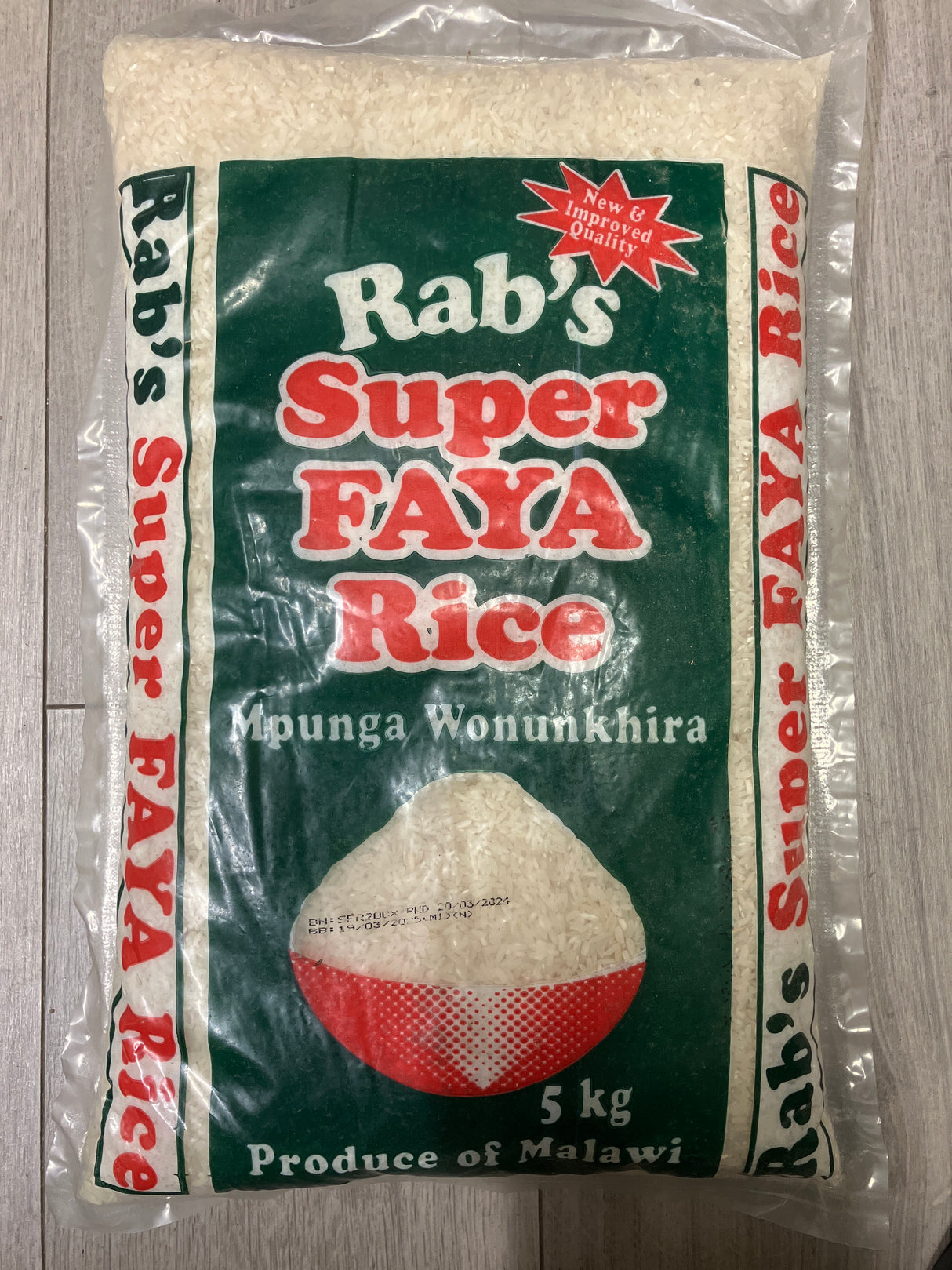Rab’s Super FAYA Rice 5kg Bag