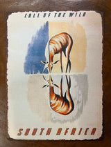 Metal Sign Africa Design Room Decor 20x30cm