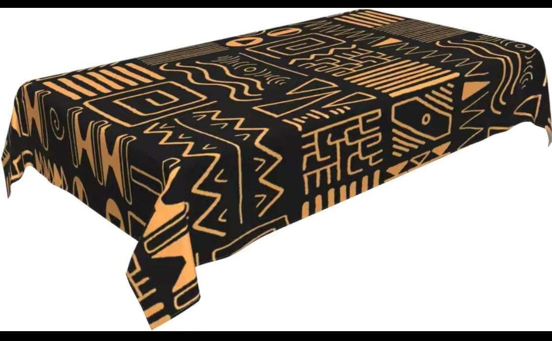 African Themed Table Cloth 140 x 140cm