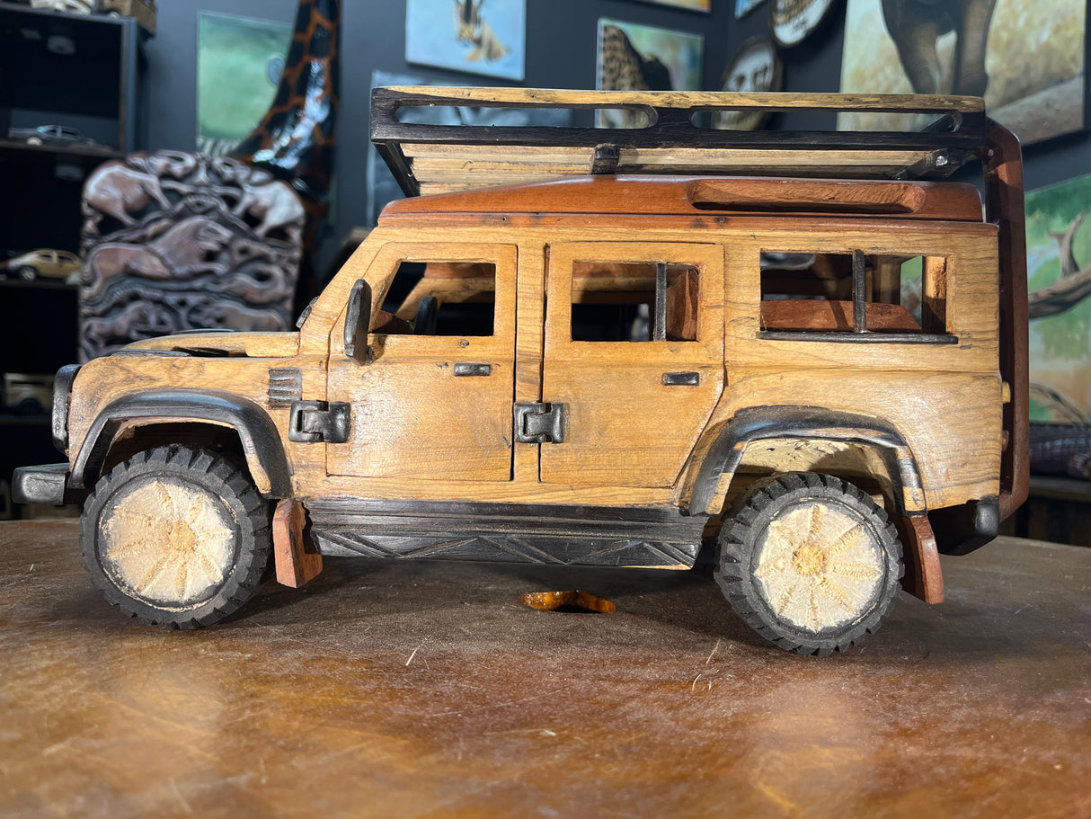 Classic Landrover Defender V3.2 Hand Carved Mahogany with Ebony