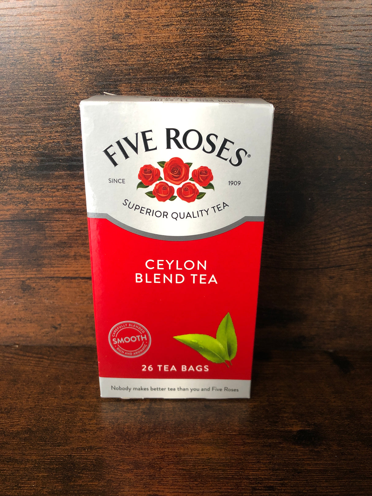 Five Roses Ceylon Blend South African 26 Tea Bags