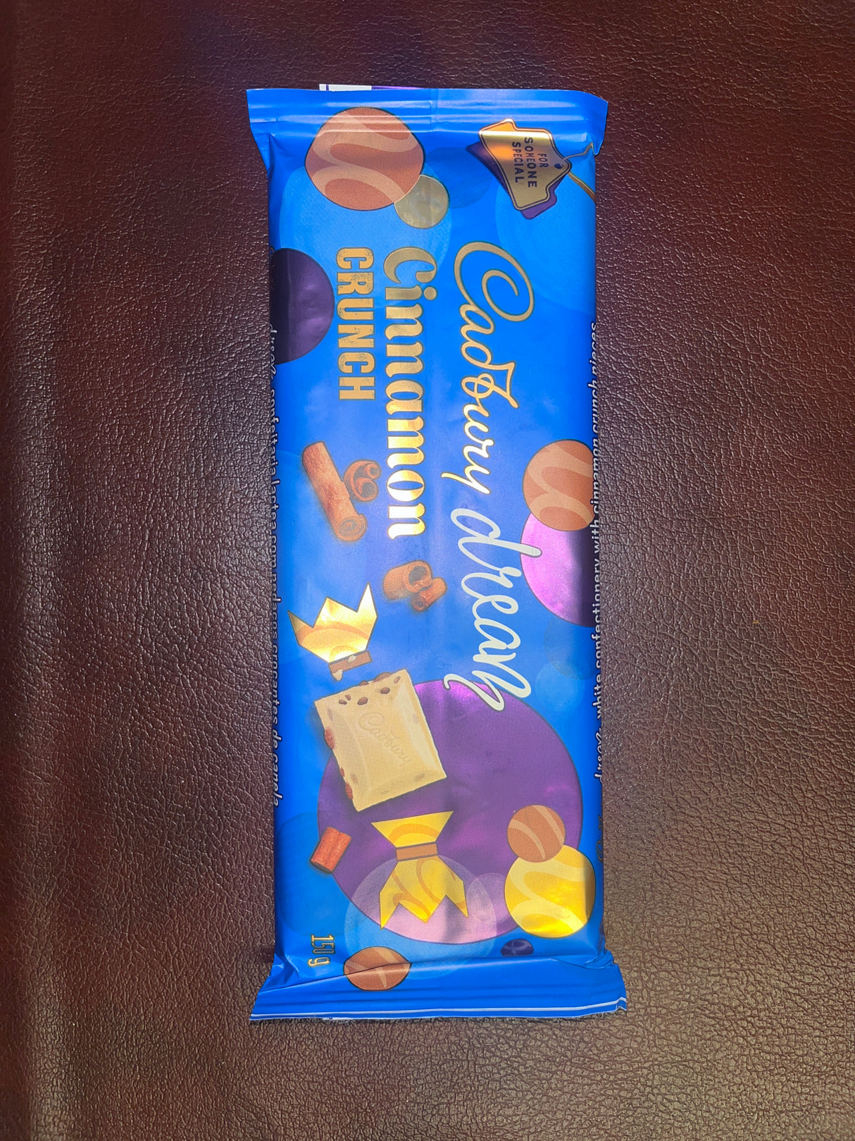 Cadburys Dairy Milk Cinnamon Crunch 150g Bar