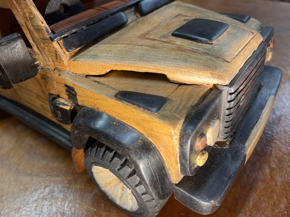 Classic Landrover Defender V3.2 Hand Carved Mahogany with Ebony
