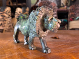 Hand Carved Green Stone Lion
