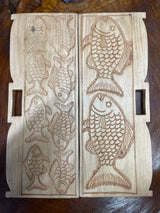 Handcrafted Malawi Bawo Game 52x20x5cm