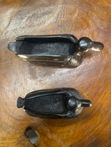 Handmade Ebony Pair of Ducks Decorative and Useful Storage Ornament