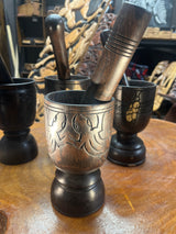 Handmade Ebony Pestle and Mortar
