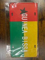 Metal Country Flag And Name Style License Plate Room Decor 15x30cm