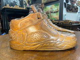 Pair of Jordan 5 V2.1 Hand Carved Mahogany Display Piece
