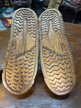 Pair of Jordan 5 V1.1 Hand Carved Mahogany Display Piece