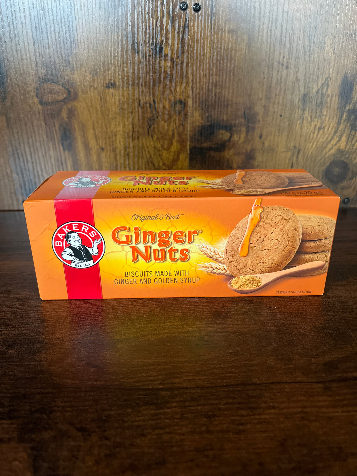 Bakers Ginger Nuts 190g South Africa