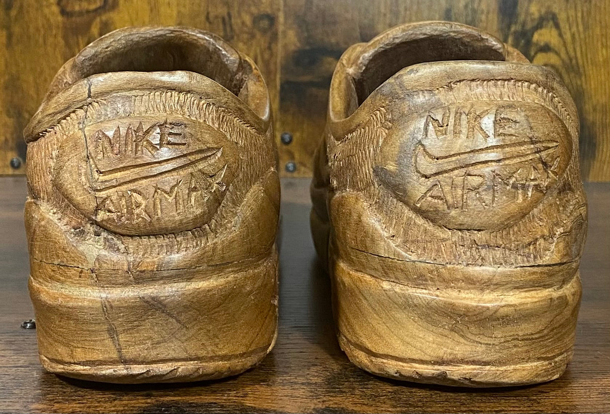 Nike Air Max 90 V1.2 Hand Carved Mahogany Display Piece