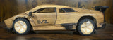 Hand Carved Mahogany Lamborghini Display Piece