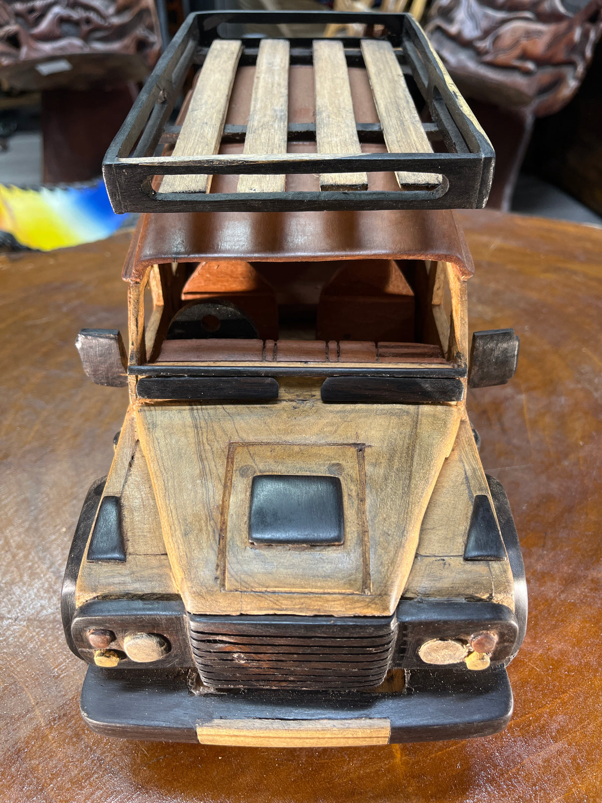 Classic Landrover Defender V3.2 Hand Carved Mahogany with Ebony