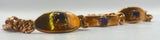 Amethyst Gem Copper Bracelets