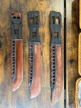 Wooden African Display Swords