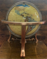 Gemstone Globe With Matte Copper Cradle