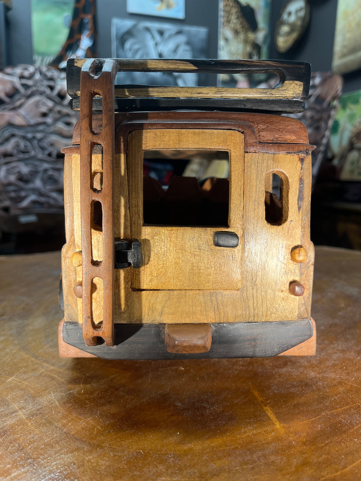 Classic Landrover Defender V3.2 Hand Carved Mahogany with Ebony