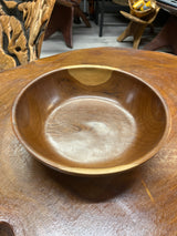 Mahogany Handmade Wooden Tray / Snack Dish / Coins / Jewellery / Salad Bowl