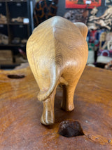 Beautifully Grained Hand Carved Elephant
