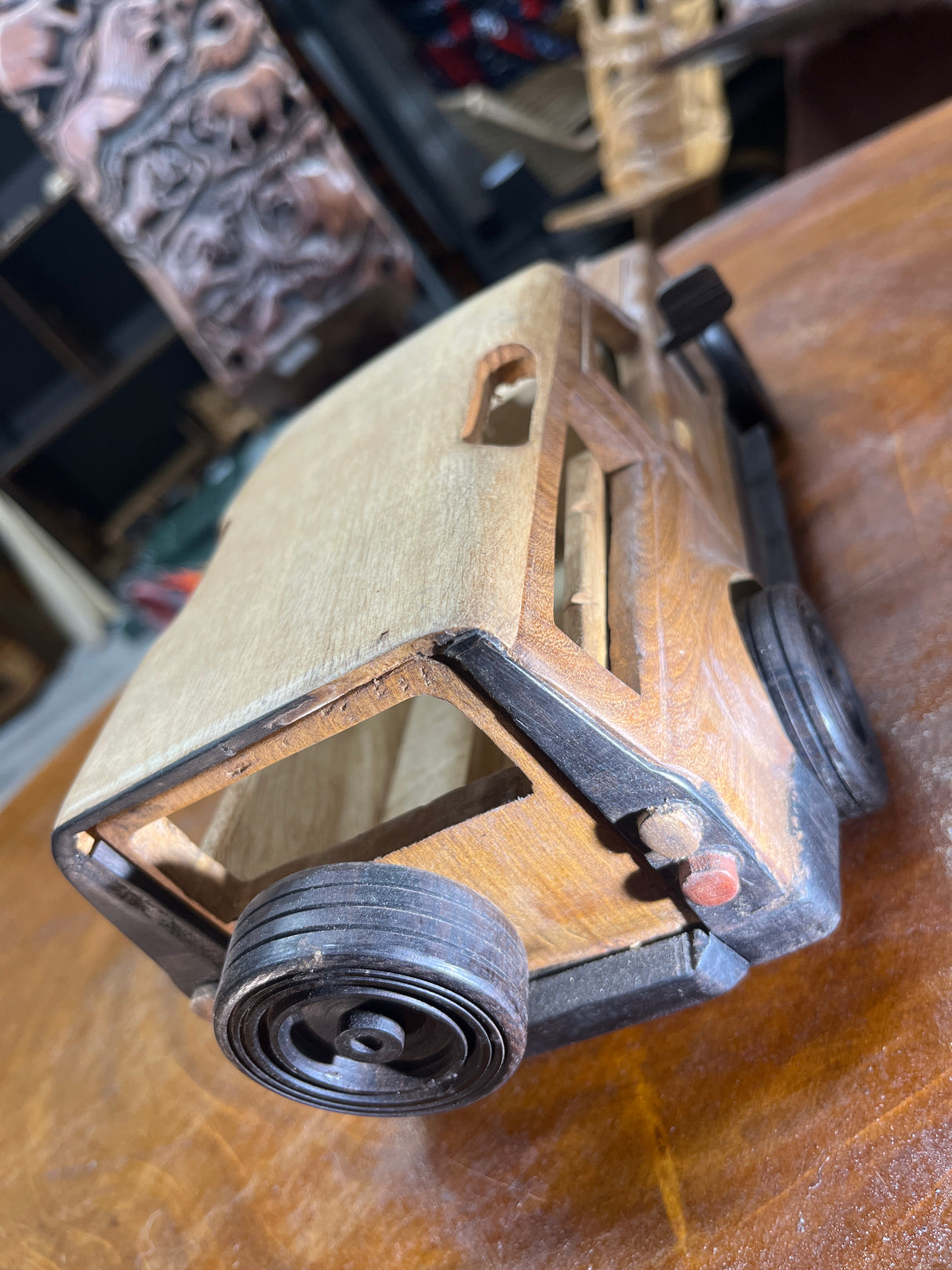 Landrover Defender V2.1 Hand Carved Mahogany with Ebony